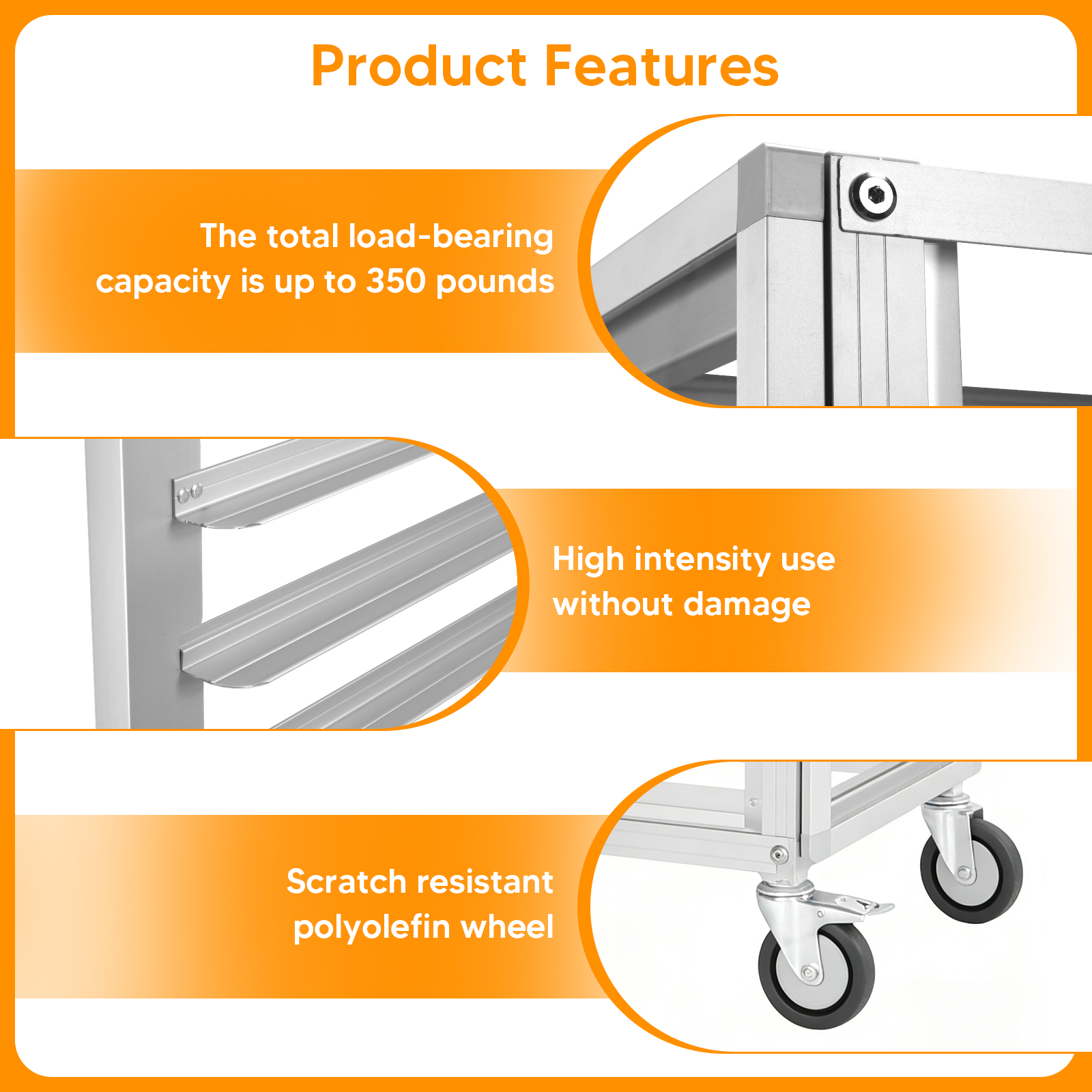 18 Tiers Bun Rack with Wheels  - Kitchen Baking Cart avis et prix