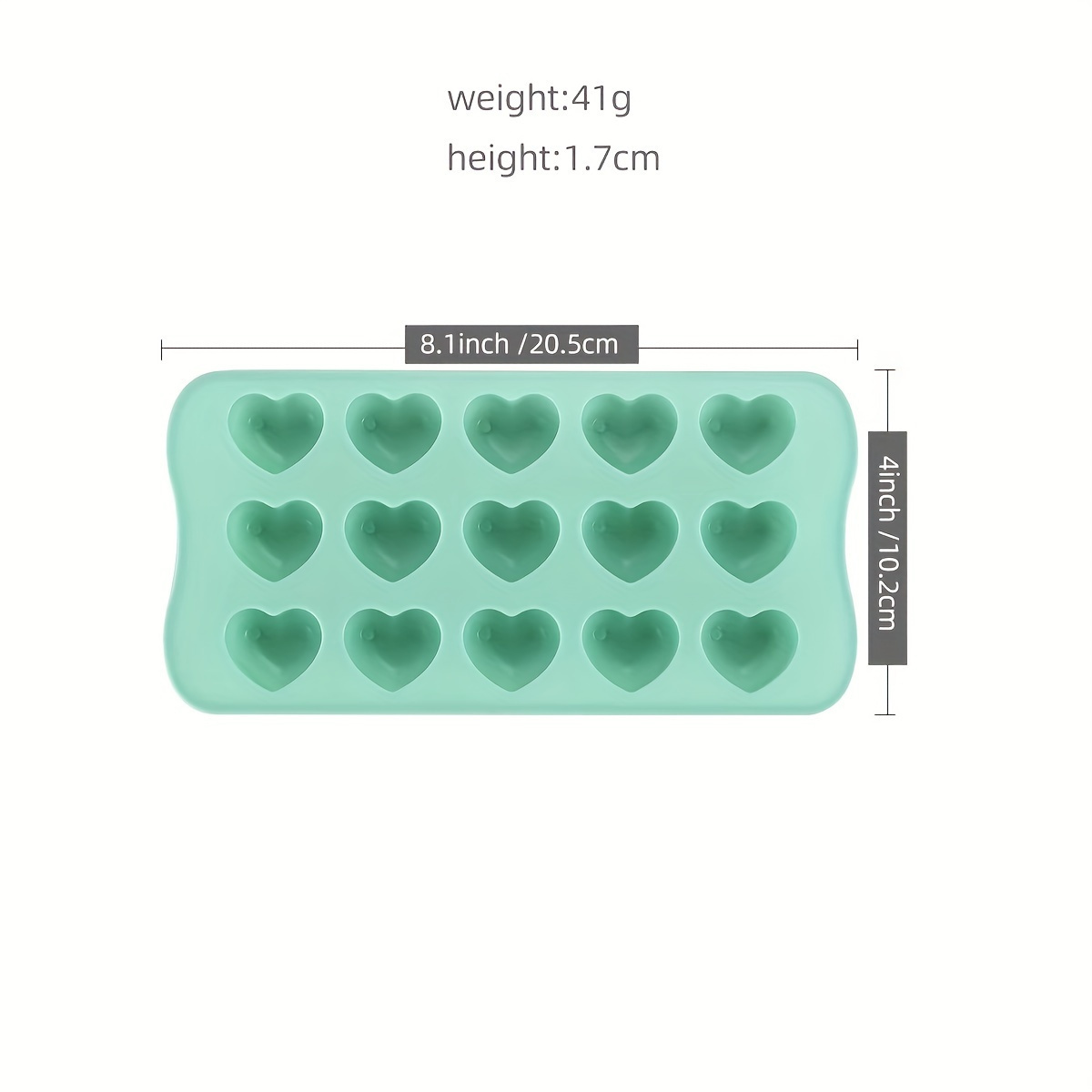 1pc 3D Heart-shaped Chocolate  - Silicone Cake Mold avis et prix