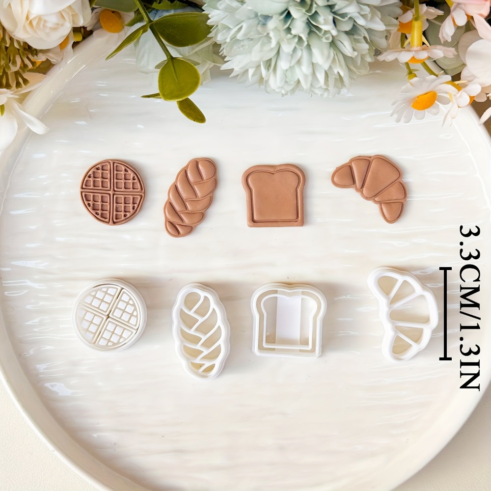 4Pcs Bread Themed Cookie Cutte - Cookie Cutter Set avis et prix
