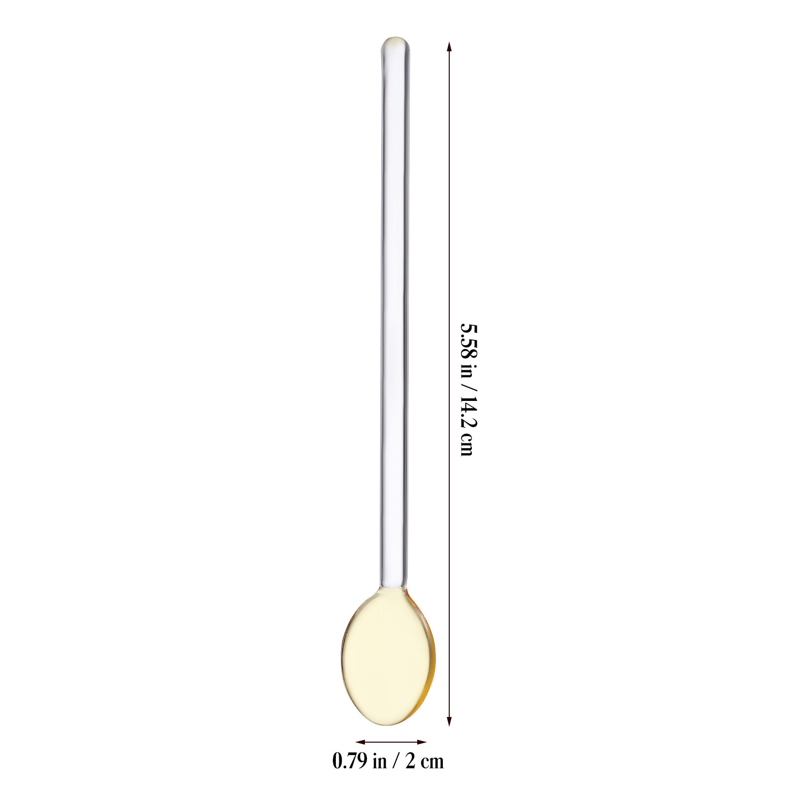 6Pcs Glass Stirring Spoons Lon - Kitchen Glass Baking Set avis et prix
