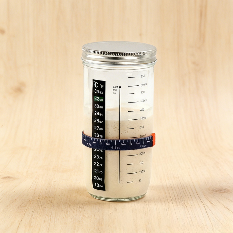Food Storage Jar Kit  Sourdoug - Kitchen Glass Baking Set avis et prix