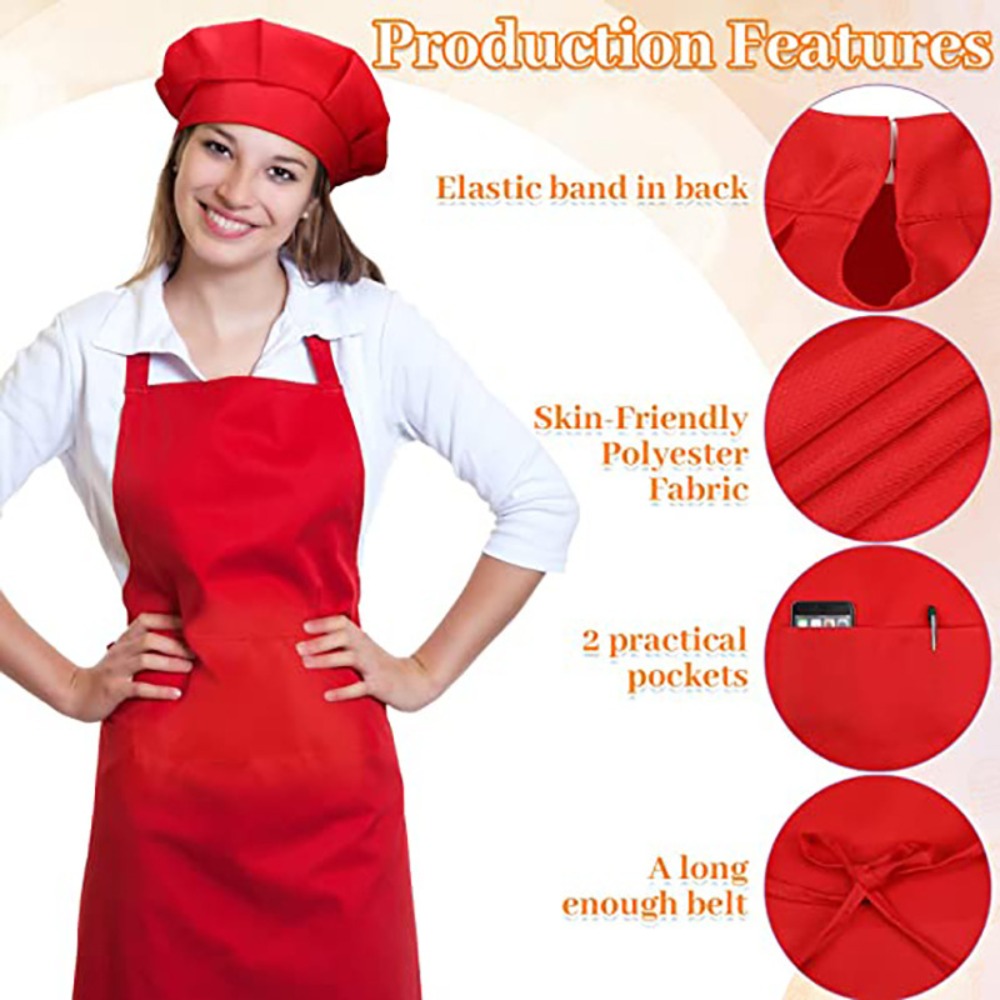 Children Chef Apron Front Pock - Baking Kitchen For Kids avis et prix