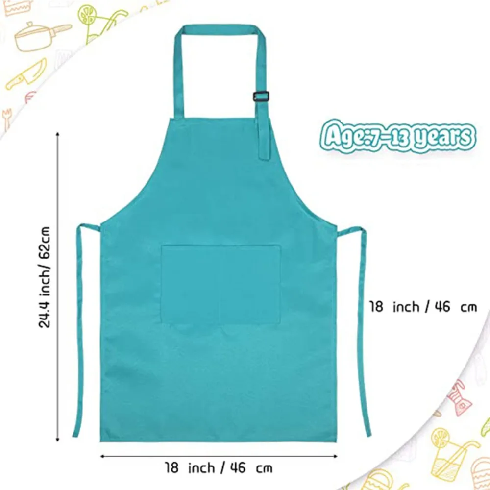 Children Chef Apron Front Pock - Baking Kitchen For Kids avis et prix