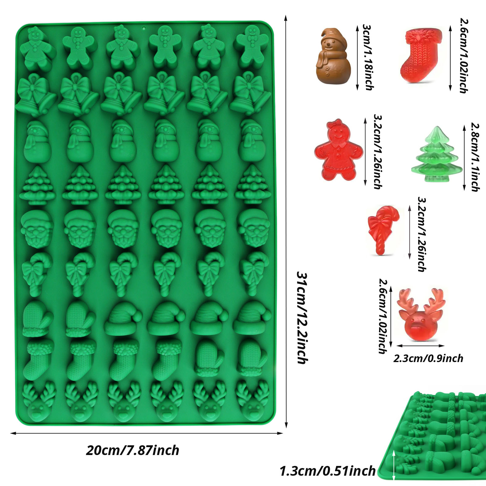 Four Types of Christmas-Themed - Silicone Cake Mold avis et prix