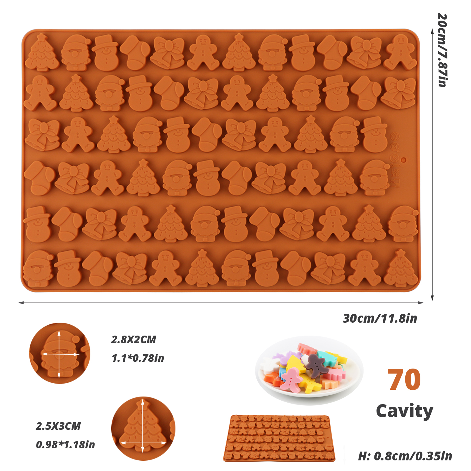 Four Types of Christmas-Themed - Silicone Cake Mold avis et prix