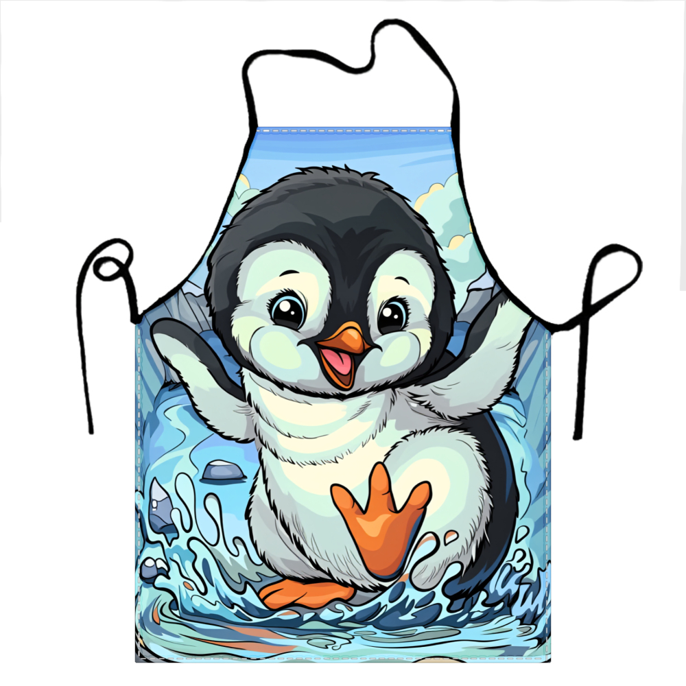 Cute Penguin Baby Apron For Ki - Baking Kitchen For Kids avis et prix