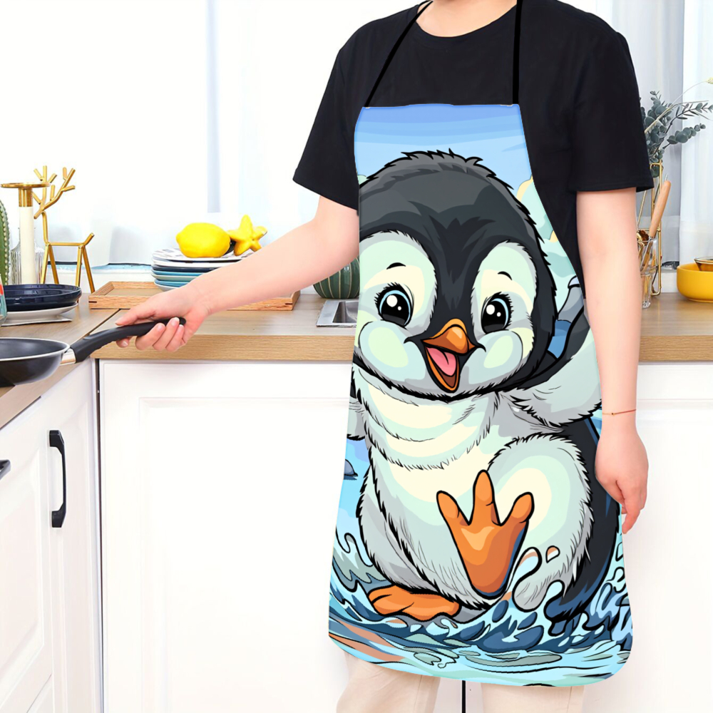 Cute Penguin Baby Apron For Ki - Baking Kitchen For Kids avis et prix