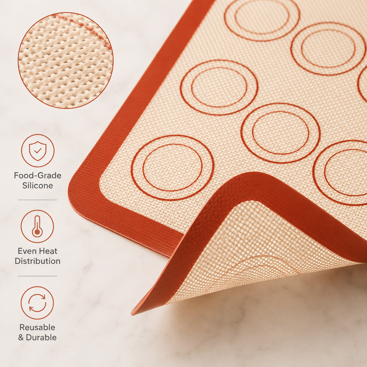 42x30cm Silicone Baking Mat No - Kitchen Baking Oven avis et prix