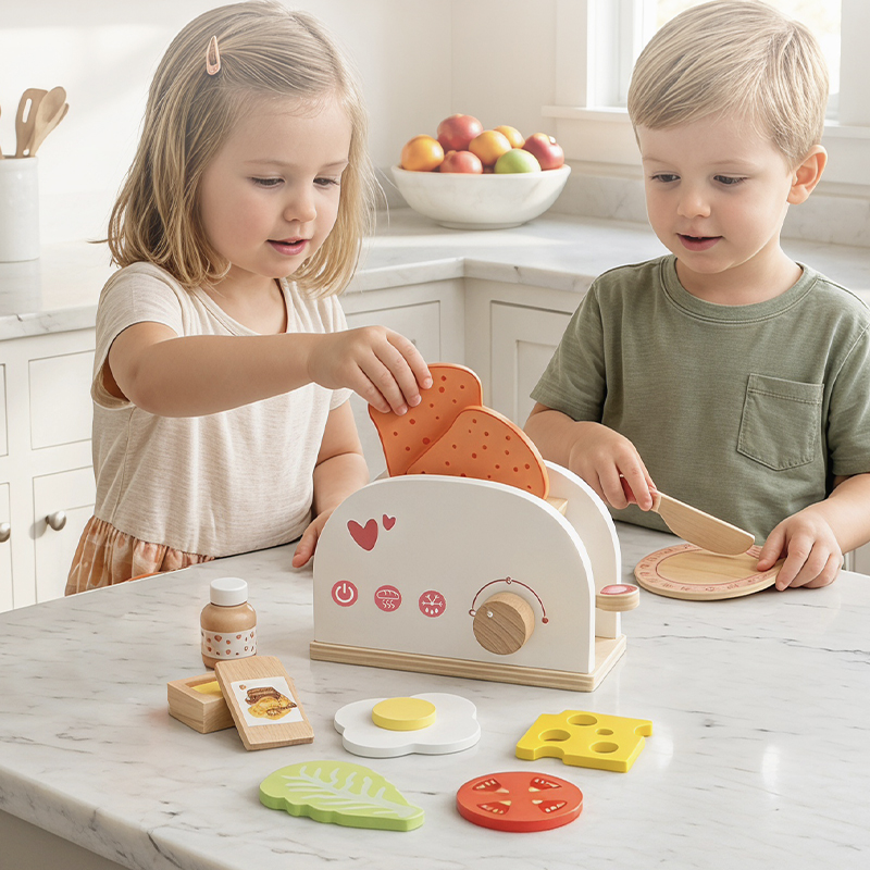 Pretend Play Wooden Kitchen Se - Kitchen Baking Game avis et prix