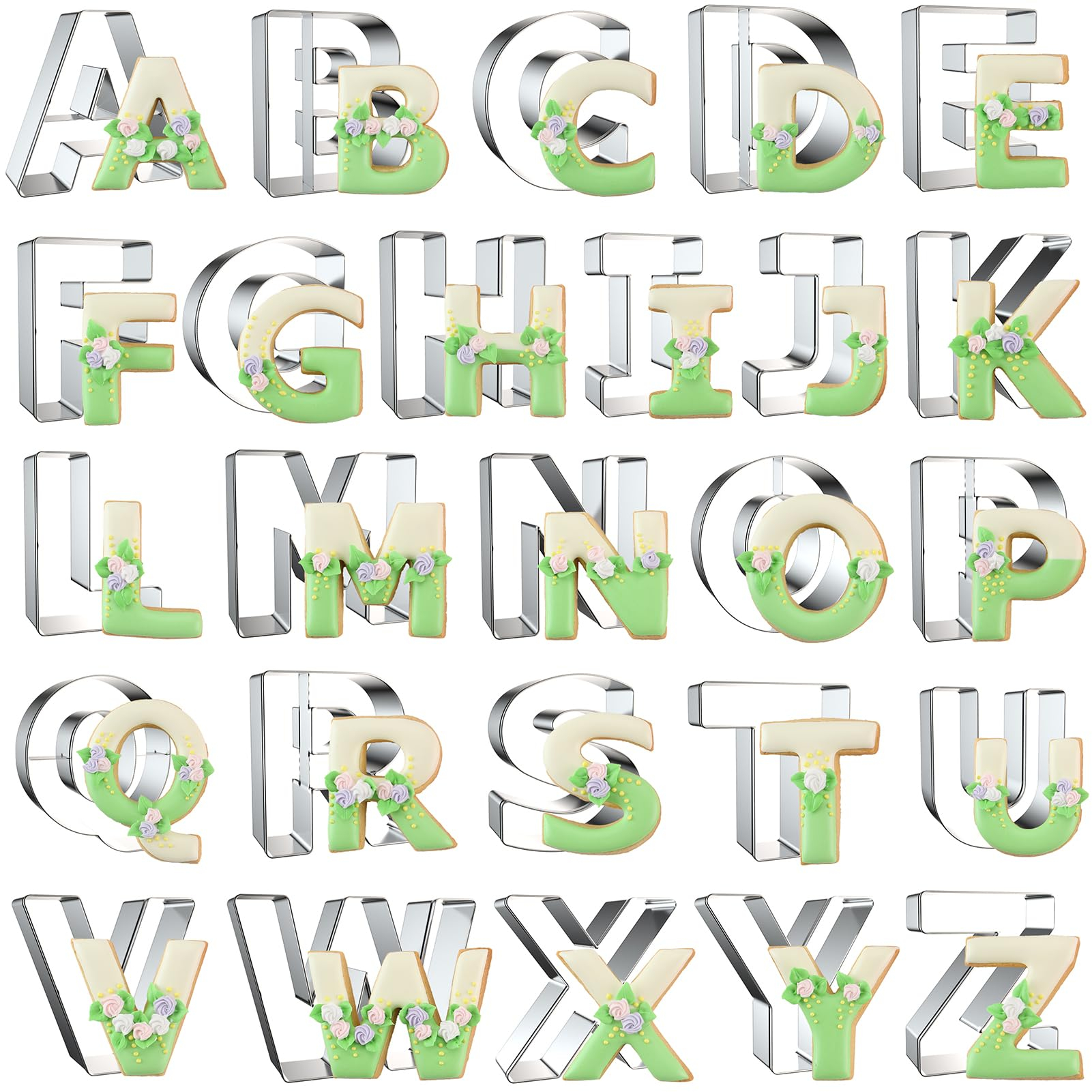 Letter Cookie Cutters Shapes - - Cookie Cutter Set avis et prix
