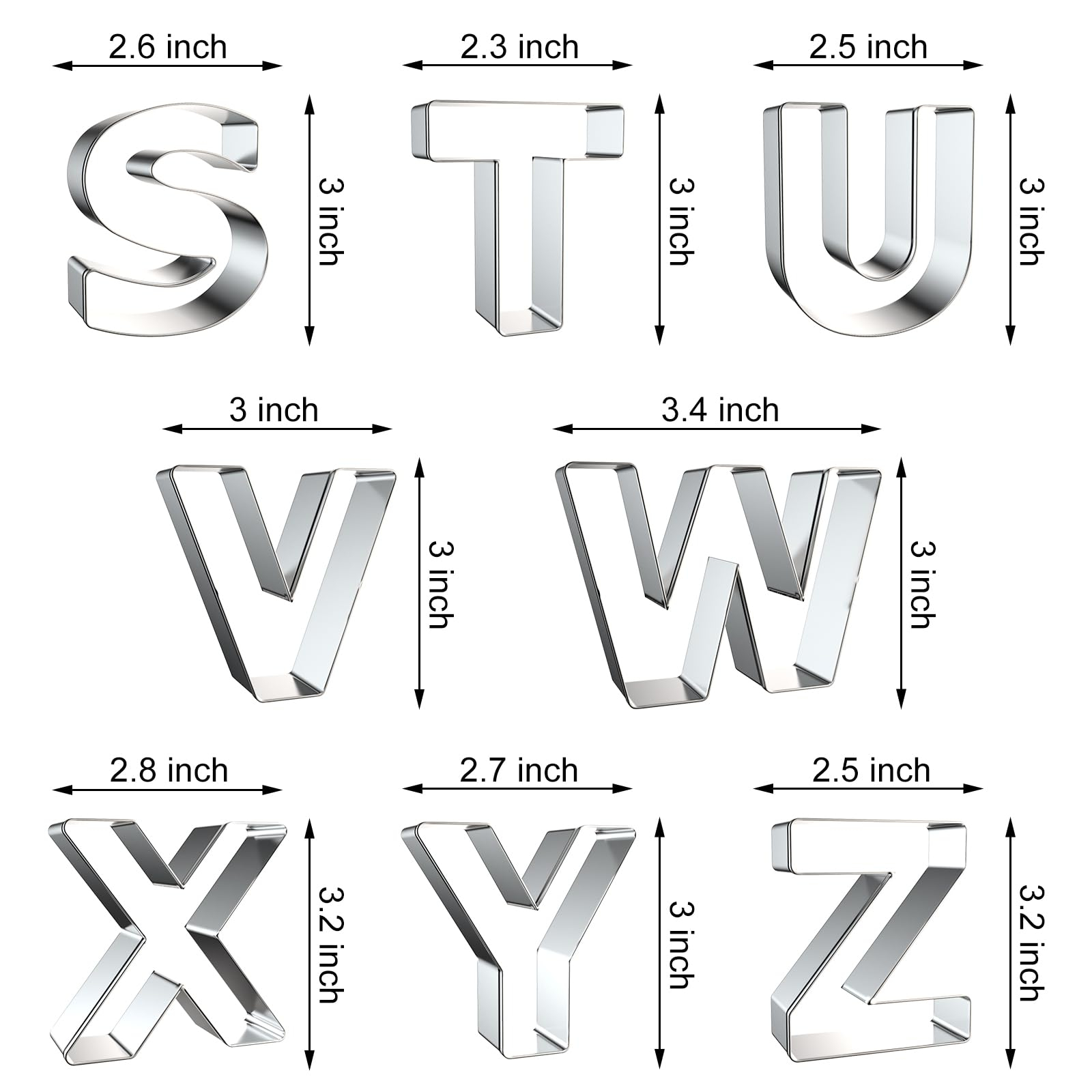 Letter Cookie Cutters Shapes - - Cookie Cutter Set avis et prix