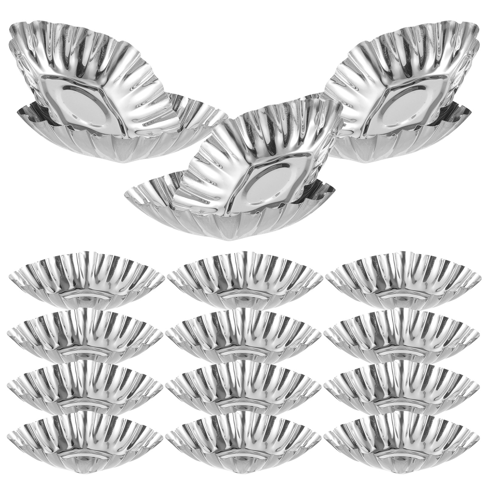 20Pcs Stainless Steel Egg Tart - Kitchen Baking Oven avis et prix