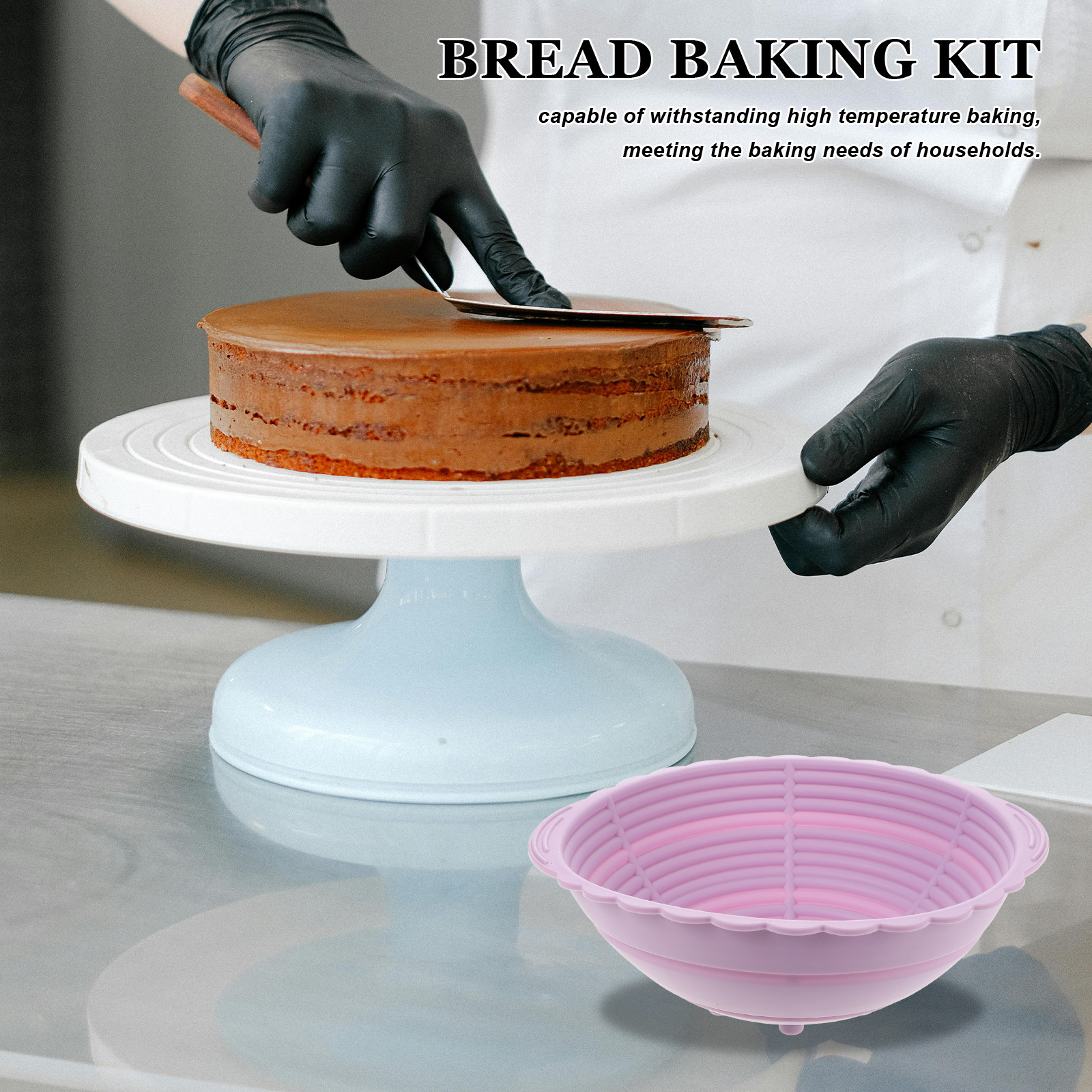Foldable Silicone Banneton Bas - Kitchen Baking Supplies avis et prix