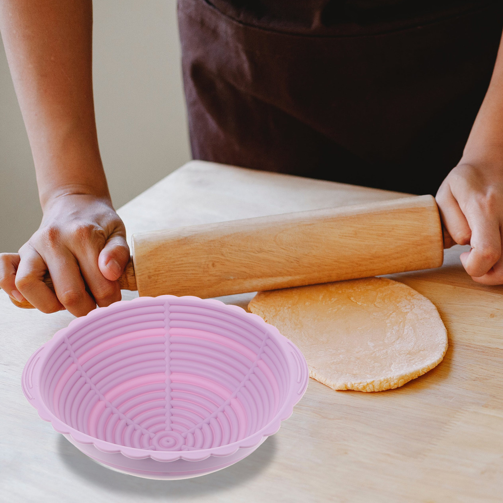 Foldable Silicone Banneton Bas - Kitchen Baking Supplies avis et prix