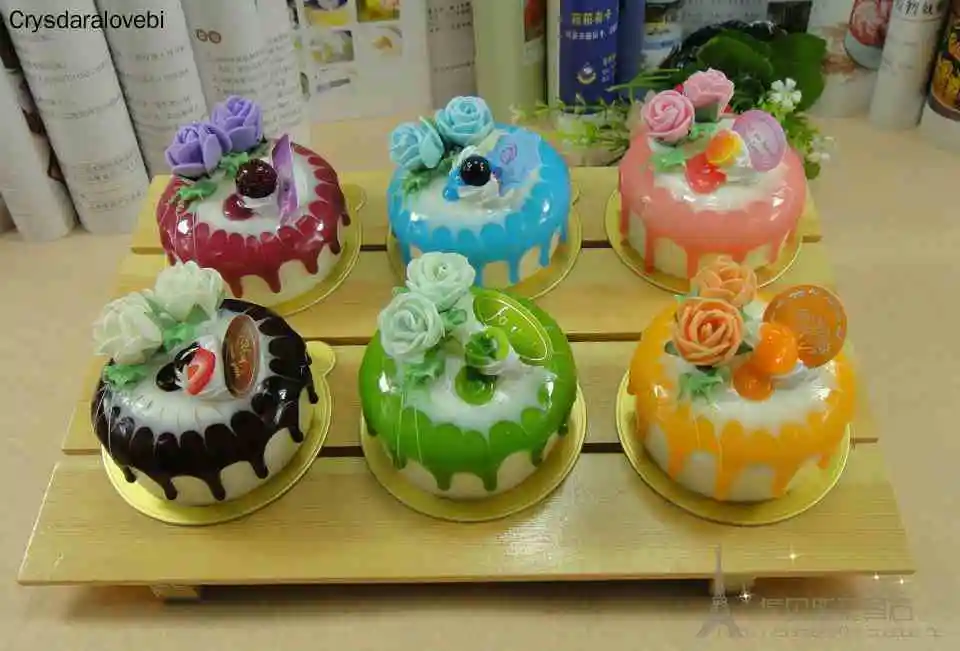 6pcs/set Simulation Rose Cake  - Kitchen Set Bakery avis et prix