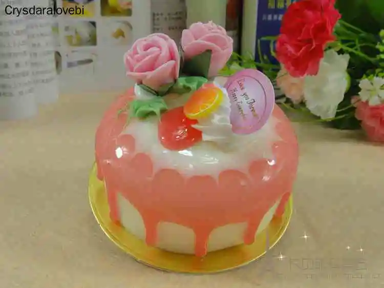 6pcs/set Simulation Rose Cake  - Kitchen Set Bakery avis et prix