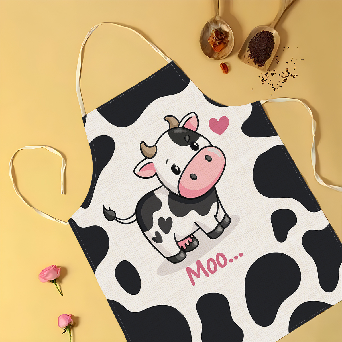 1pc Cute Cartoon Cow Print Kit - Baking Kitchen For Kids avis et prix