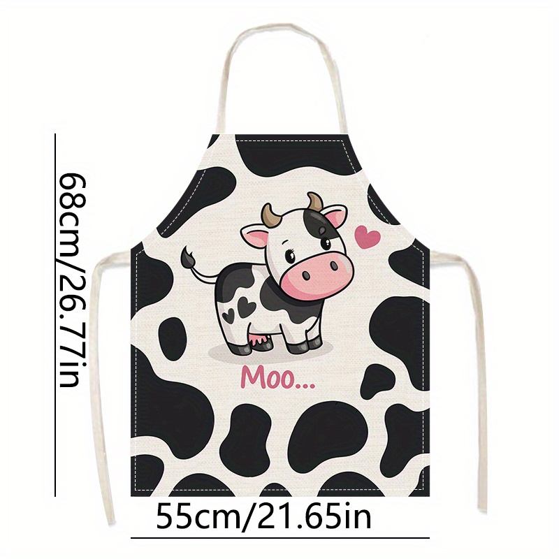 1pc Cute Cartoon Cow Print Kit - Baking Kitchen For Kids avis et prix