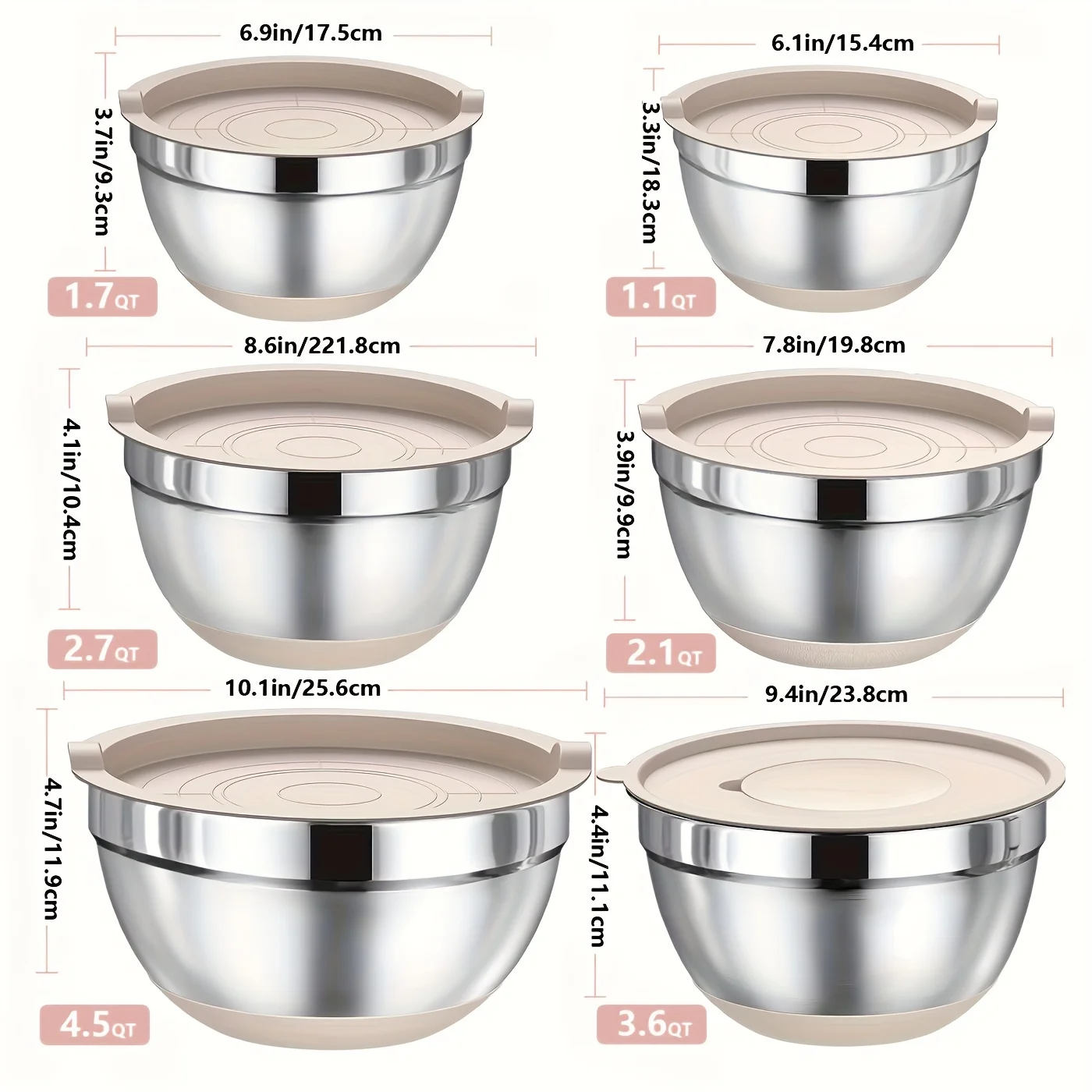 Set of Mixing Bowls Made of St - Kitchen Glass Baking Set avis et prix