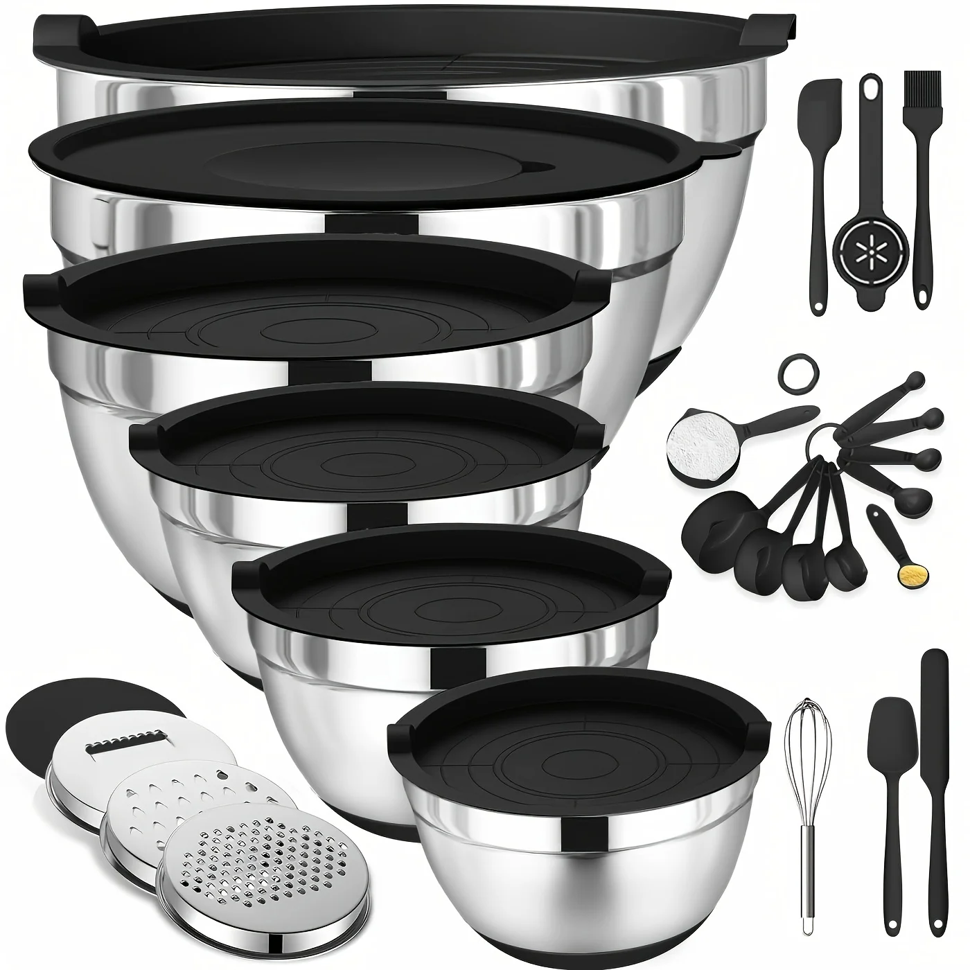 Set of Mixing Bowls Made of St - Kitchen Glass Baking Set avis et prix