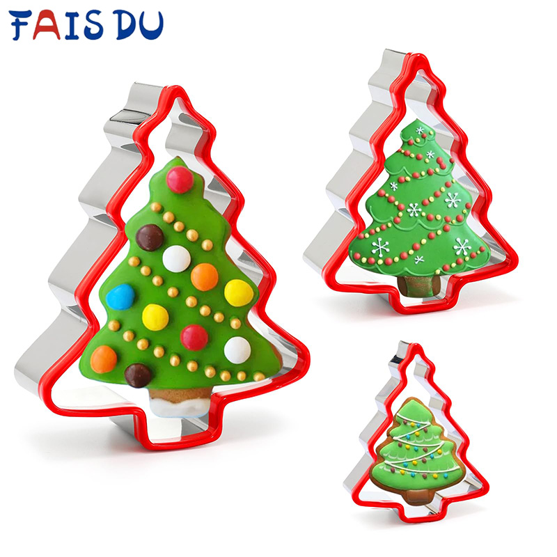 FAIS DU 3pcs Christmas Tree Co - Cookie Cutter Set avis et prix
