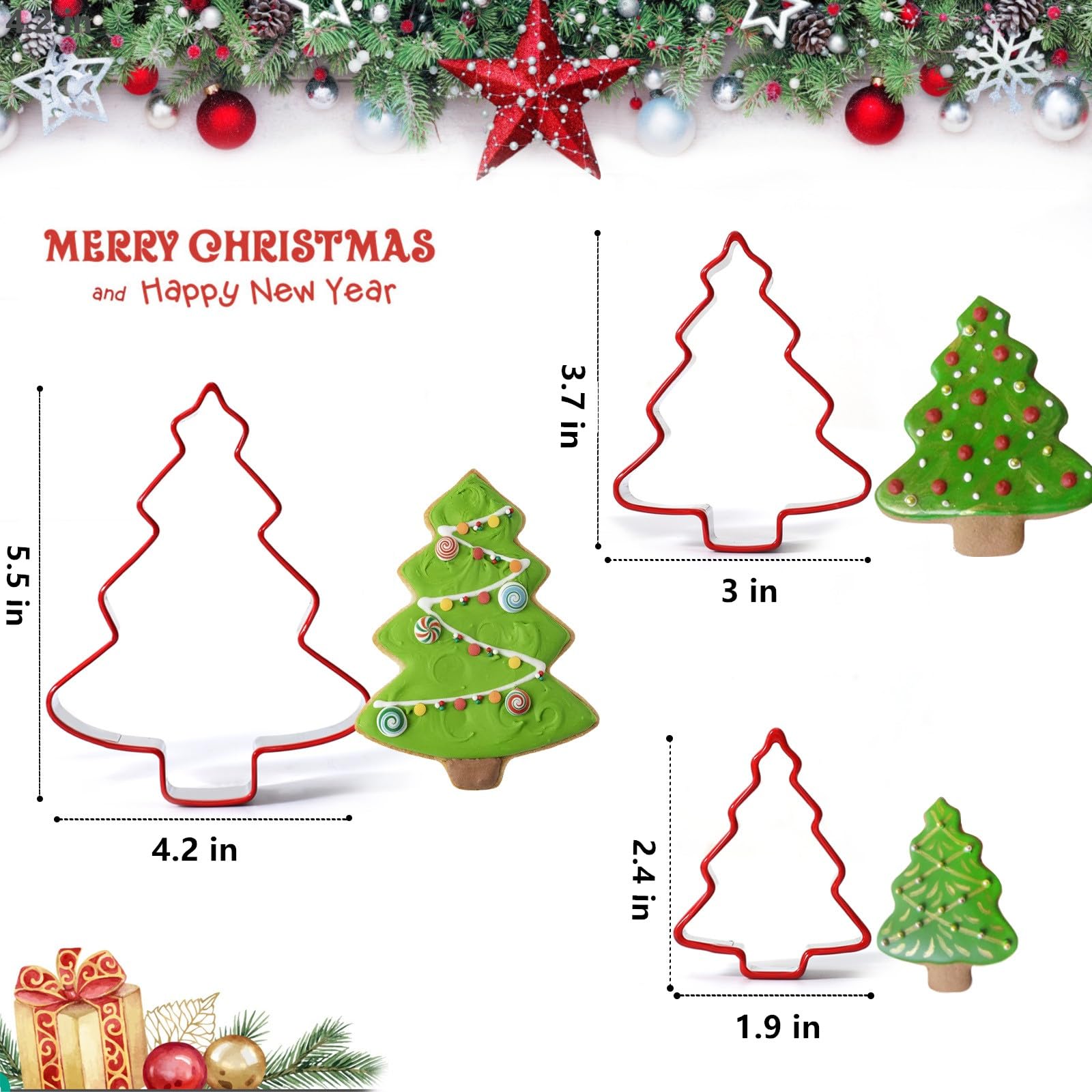 FAIS DU 3pcs Christmas Tree Co - Cookie Cutter Set avis et prix