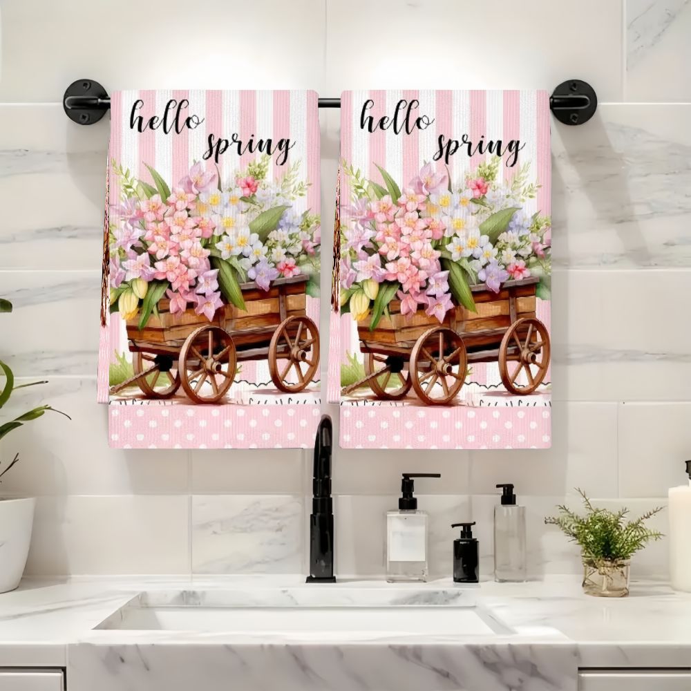 2Pcs, Spring Flower Cart Kitch - Kitchen Baking Cart avis et prix