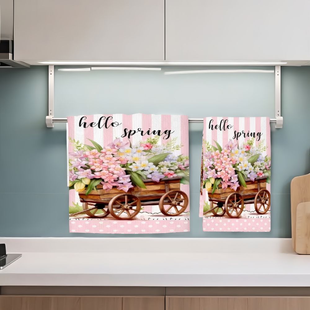 2Pcs, Spring Flower Cart Kitch - Kitchen Baking Cart avis et prix
