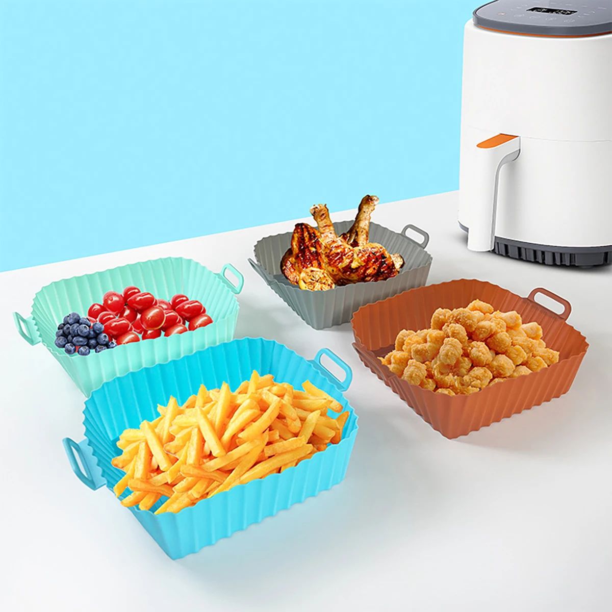 Silicone Fryer Mold Air Fryer  - Kitchen Baking Oven avis et prix