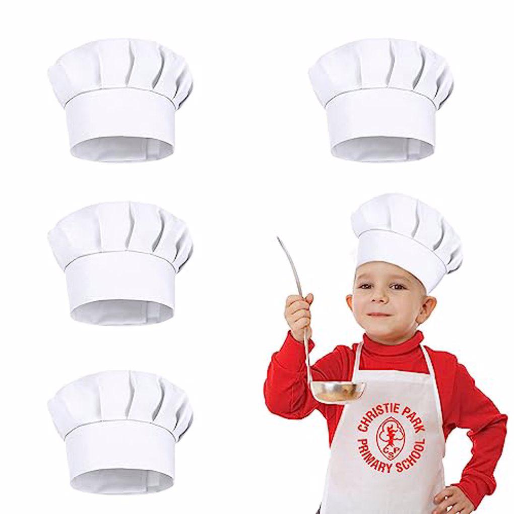 4PCS White Party Cap Hat Costu - Baking Kitchen For Kids avis et prix