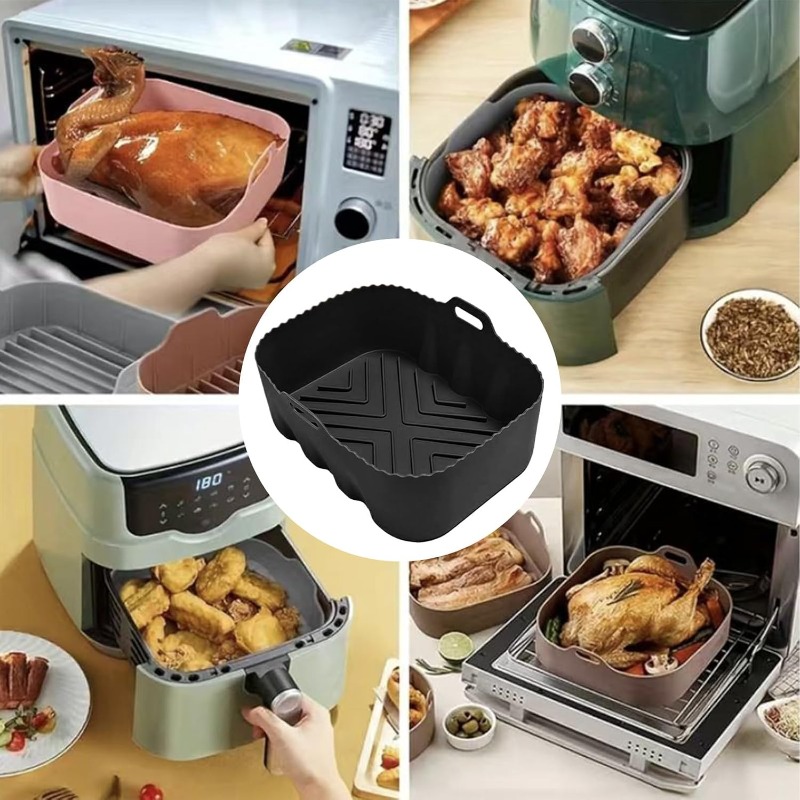 Reusable Silicone Air Fryer Li - Kitchen Baking Oven avis et prix